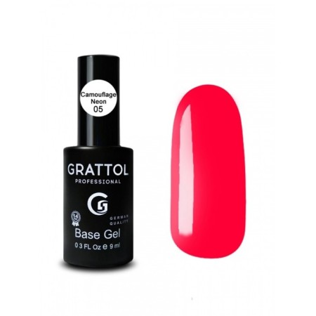 Camouflage base Grattol Neon No. 5, 9 ml