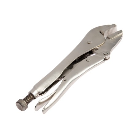 Hand tundra clamp, reinforced, flat capture, with a latch, 250 mm-3