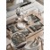 A set of napkins for setting the Magic Shar, rectangular, rounded edges, size 30x46 cm, 4 pcs