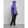 Ski costume female winter, size 50, dark purple color