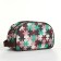 Road cosmetic bag on a zipper, with a handle, colorful color