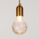 Lamp Bayerlux 2116/1bk G9 40W gold 20x20x100 cm