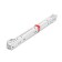 Roller guides tundra, l = 300 mm, thickness 0.8 mm, white, 2 pcs.