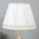Table lamp 16434/1wt E27 40W white-gold 27.5x27.5x42 cm Risalux