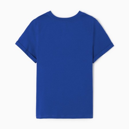 T-shirt female, color is bright blue, size 42-44 (m)-6
