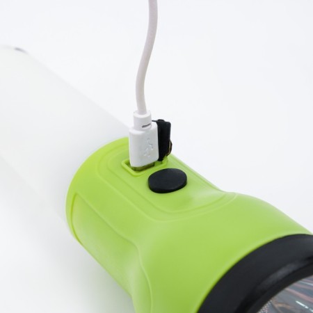 Camping battery lamp, 3 watts, 1200 mAh, USB, 18.8 x 6 x 6 cm-2