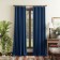 Set of curtains "Replic", size 2x240x270 cm, blue color