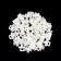 A plug on the cornice, 15x15x10 mm, plastic, white color