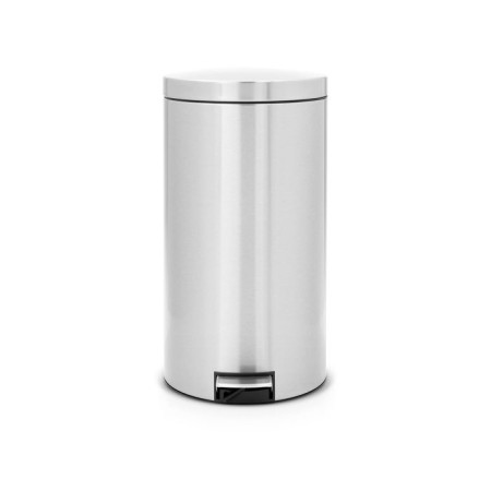 Brabantia Classic garbage bucket, two -section, with a pedal, steel color, 2x20 liters