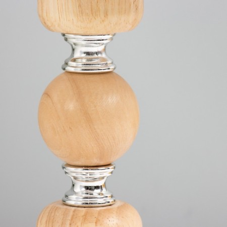 Lignum table lamp E27 40W light wood 25x25x37.5 cm Risalux-4