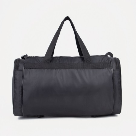 Sports bag with lightning, 3 outer pockets, black color-1