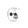 Bra Entresol, 1x40W E14, black color