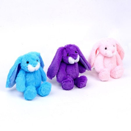 Soft toy "Rabbit", fluffy, color mix-3