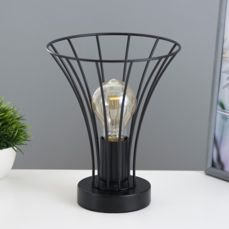 Board Lamp "Chilly" E27 40W Black 18x18x19cm Risalux