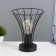 Board Lamp "Chilly" E27 40W Black 18x18x19cm Risalux