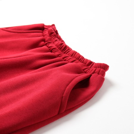 Women's costume with the basis (sweatshirt, trousers), Bordeaux color, size 54-3