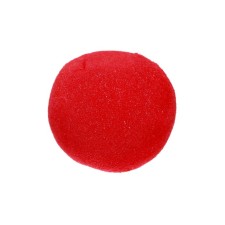 Clown's nose, red color