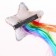 A strand for hair on a hairpin "Asterisk" 40 cm