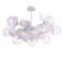 Freya Fr5165PL-10W Satellite, 800x800x480 mm, E27, 10x60W, white color, white