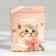 Set: Block-coloring A6, tracker of habits and wax crayons "kitten"