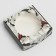 Box for Makarun with low sides, confectionery packaging "Magnolia", 11x 11x 3 cm