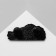 Icon "Japan" AE-86, black and white color in ferrous metal