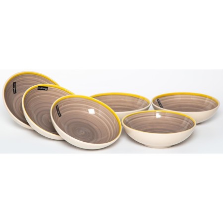 A set of deep plates of Elrington “Airgraph. Noon ", 18 cm, 540 ml, 6 pcs-3