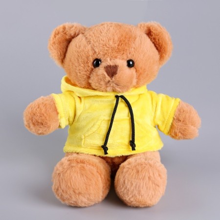 Soft toy "Bear" in a sweatshirt, 28 cm, color mix-7