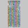 Festive curtain "Balls", 100 × 200 cm