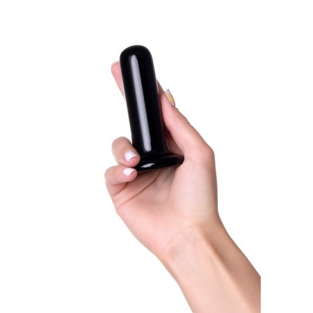 Sexus Glass glass mini-vibrator, glass, black, 10 cm-5