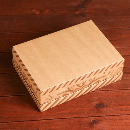 Gift box, team "Parcel from Santa Claus", 24 x 17 x 8 cm-2