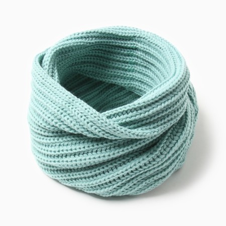 Scarf (clamp) Children's, Menthol color, size 108x26 cm-3