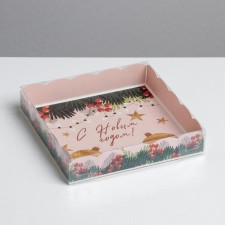 Box for confectionery products with PVC cover 