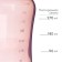 Finding bottle, wide throat, 270 ml, pink/turquoise