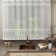 Curtains without curtain tape, size 165x170 cm, white color, 100% p/e