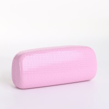 Case for glasses on the cracker, length 15 cm, pink color