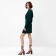Women's dress minku: Silk pleasure color green, rr 46