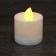 The candle is LED, burning yellow