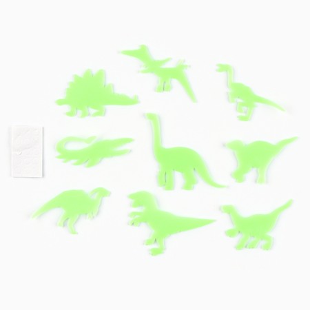 Set for creativity "dinosaurs", stickers for decor luminous in the dark-1