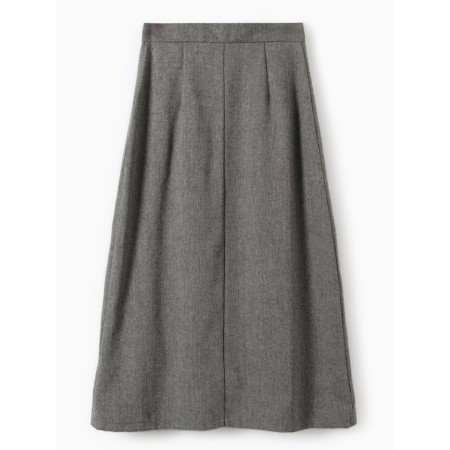 Women's skirt Maxi Minaku: Modern Classic color dark gray, river 48-9