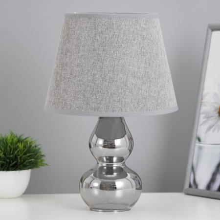 Babena table lamp E27 40W gray 21x21x33cm Risalux