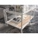 Table Journal duet, 941 (488) x488 (544) x457 (500), white muar/oak sonoma/glass