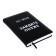 Leduced Diary A5, 160 sheets, Devente.message. NOT ME!, Firmly cover of artificial leather, lies, block 70 g/m2