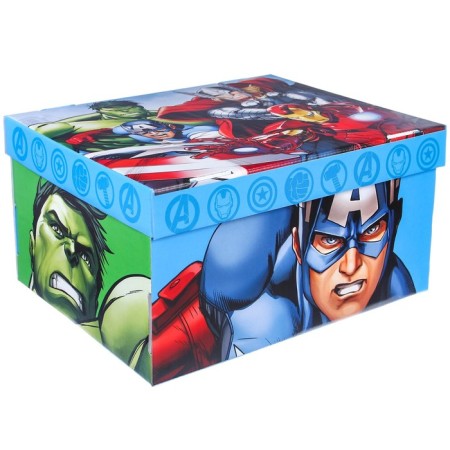 Gift box with a lid, folding, 31x25.5x16 cm, Avengers-2