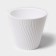 Kashpo for flowers with an insert "Louis", 1.2 l, white color