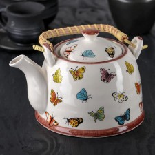 Keramic teapot keramic with metal sieve 