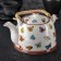 Keramic teapot keramic with metal sieve "Butterflies", 900 ml