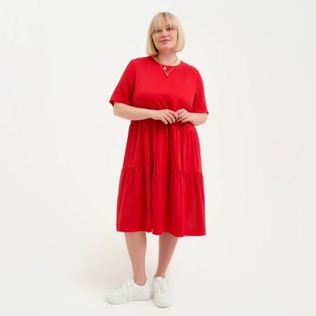 Women's dress Mist Plus-Size, size 50, red color