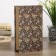 Safe-book wood under the silk "thistle" 21x13x5 cm