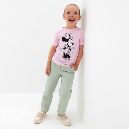 Children's T-shirt Disney "Minnie", height 110-116 (32), pink-1